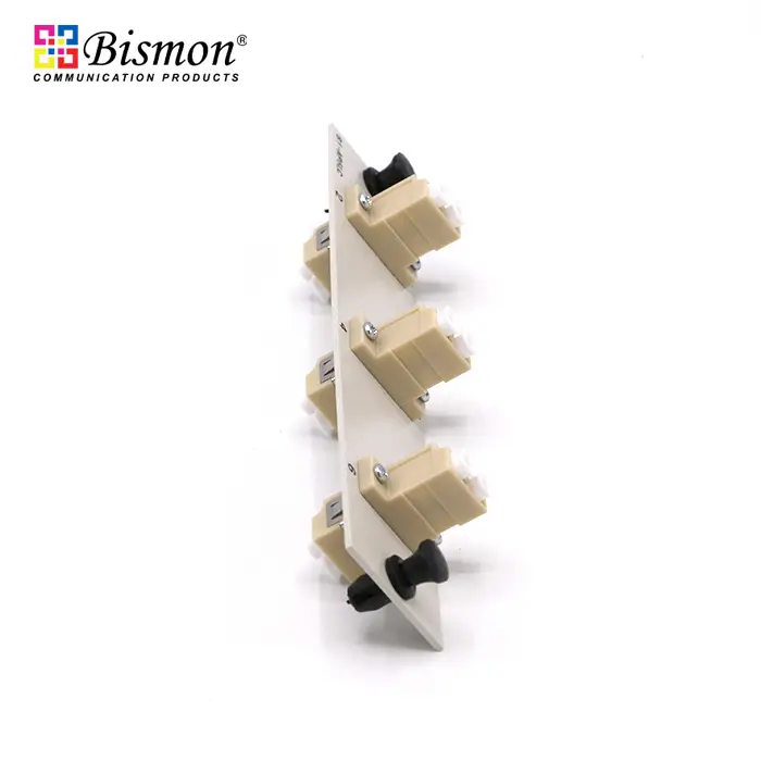 6 LC Snap-in adapter plate Multi-mode(OM2) duplex Full set